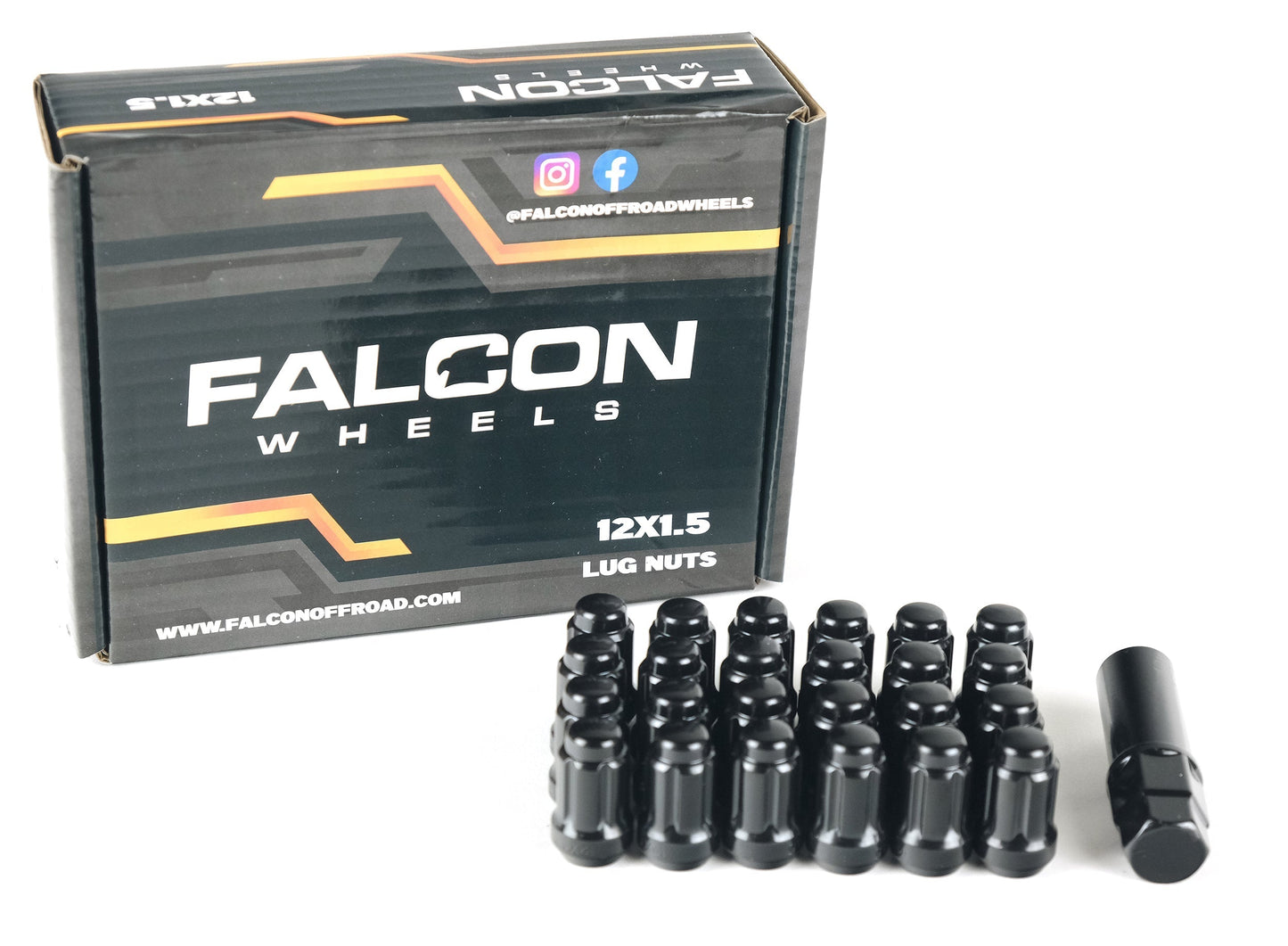 M12x1.5 Spline Lug Nut W/Key 24pc