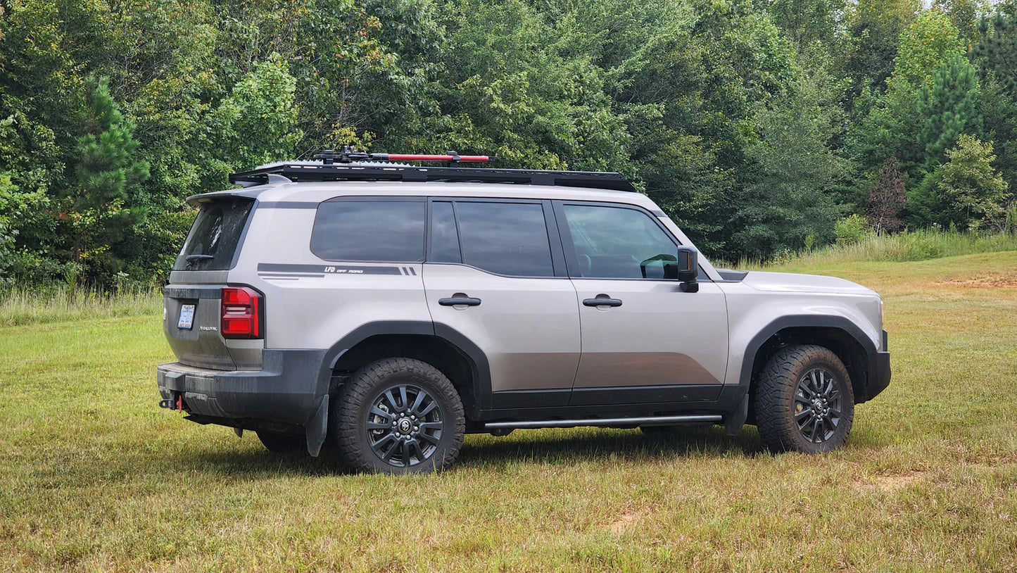 Ruggedized Aluminum Low Profile Rack - 250 Series Land Cruiser (2024+ LC250