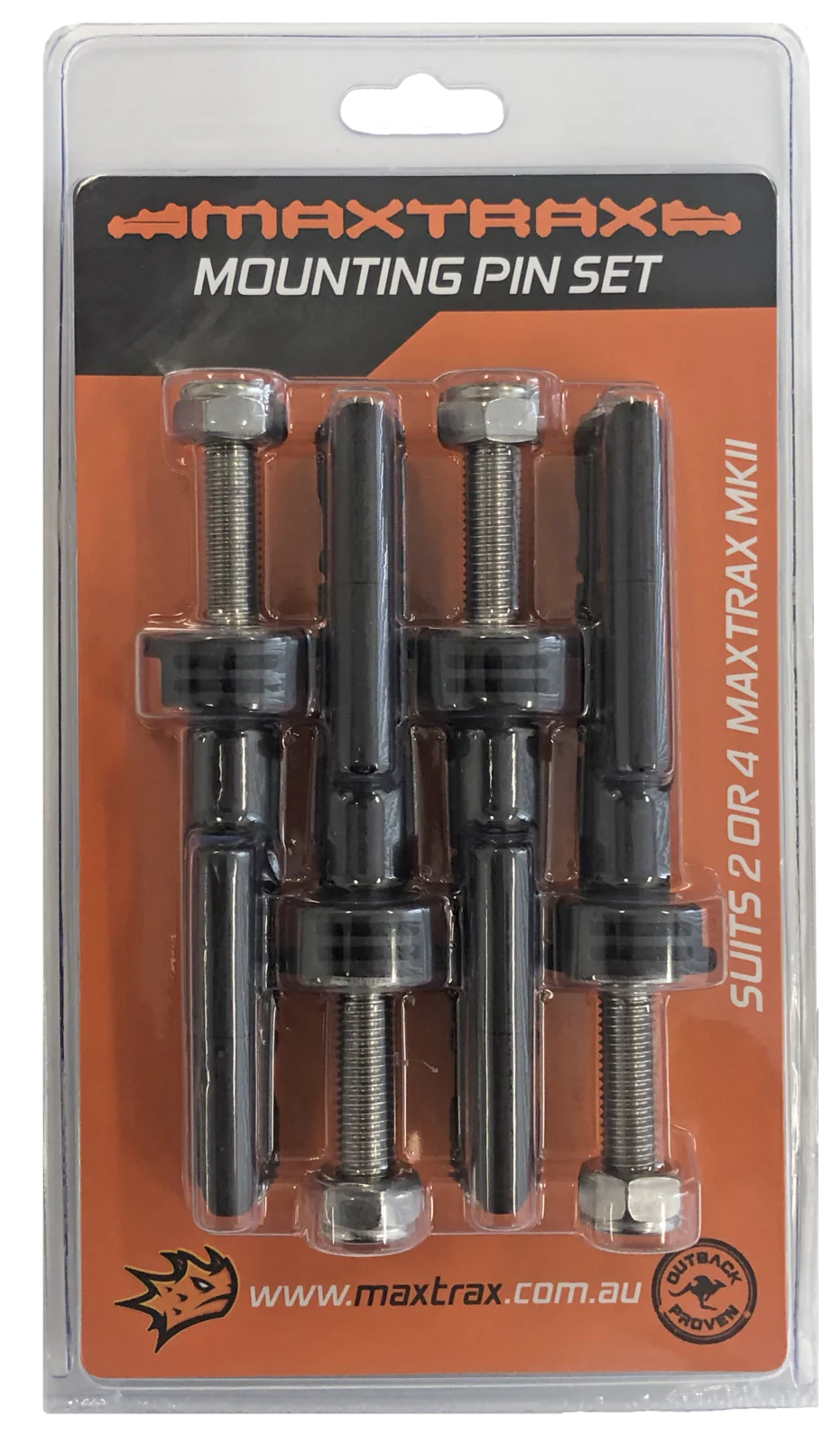 MAXTRAX Mounting Pin Set - MKII (40mm)