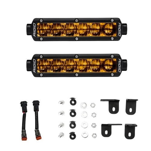 Used - RIGID INDUSTRIES | Toyota Tundra (22+), Sequoia (23+), Tacoma (24+), 4Runner (25+) Selective Yellow SAE Fog Light Kit (37201)