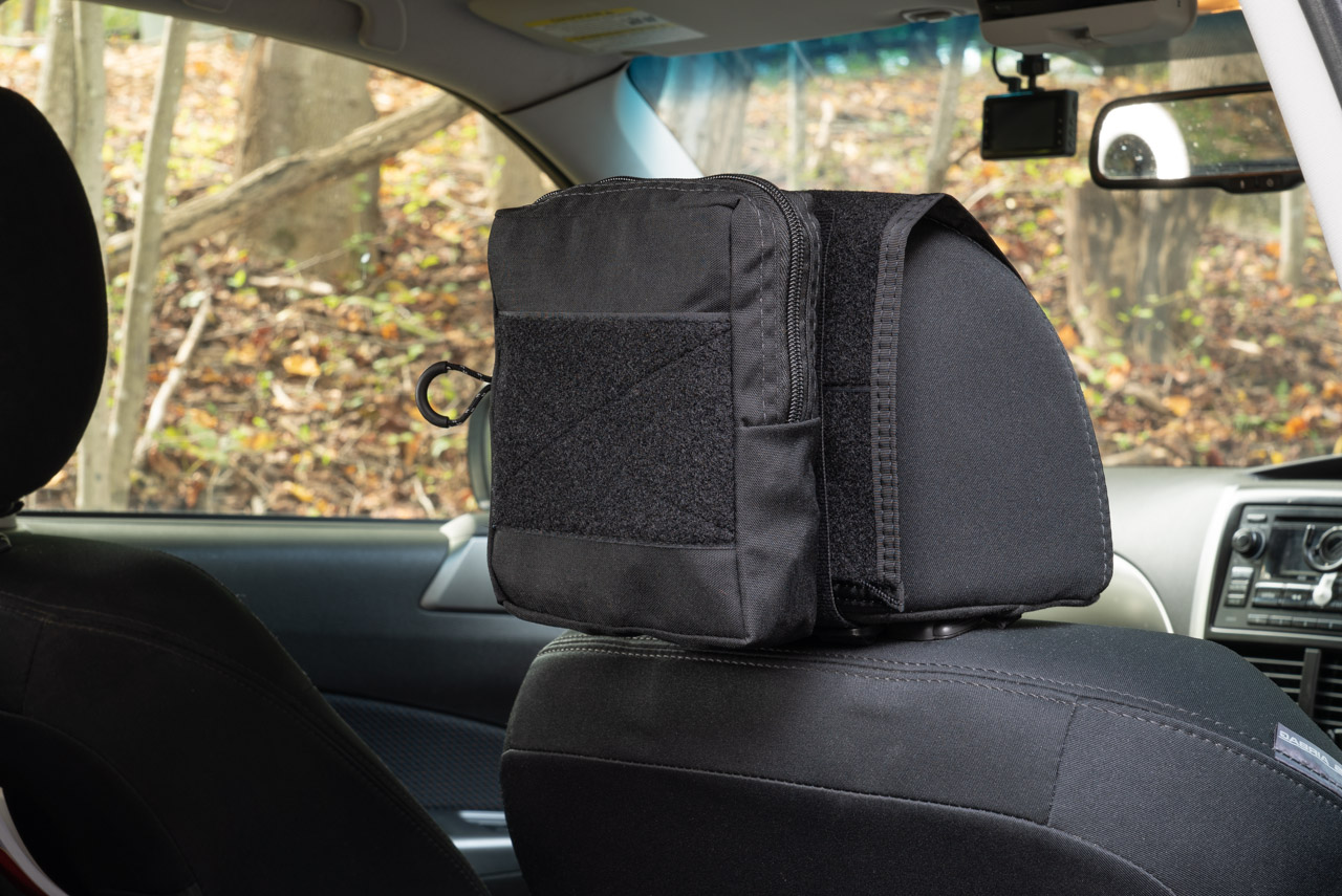 Headrest Velcro Pouch - 7 x 6 x 2"