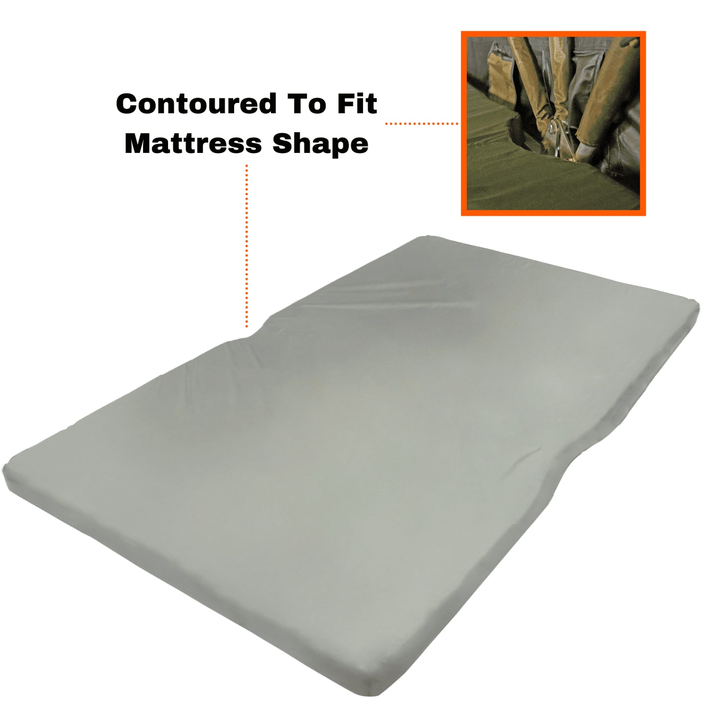 Soft-Shell Roof-Top Tent Waterproof Mattress Protector | 72" Walkabout or Breezeway