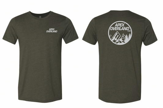 TShirt - Round Logo - Heather Military Green - Short Sleeve Unisex