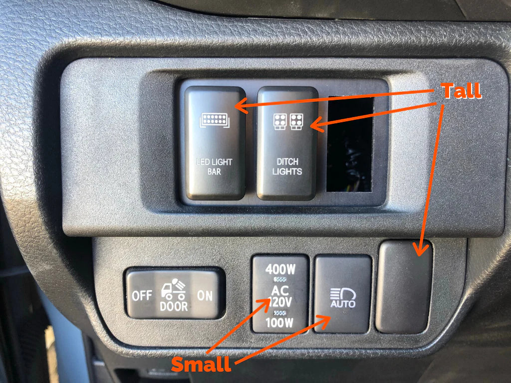 Toyota OEM Style "DITCH LIGHTS" Switch