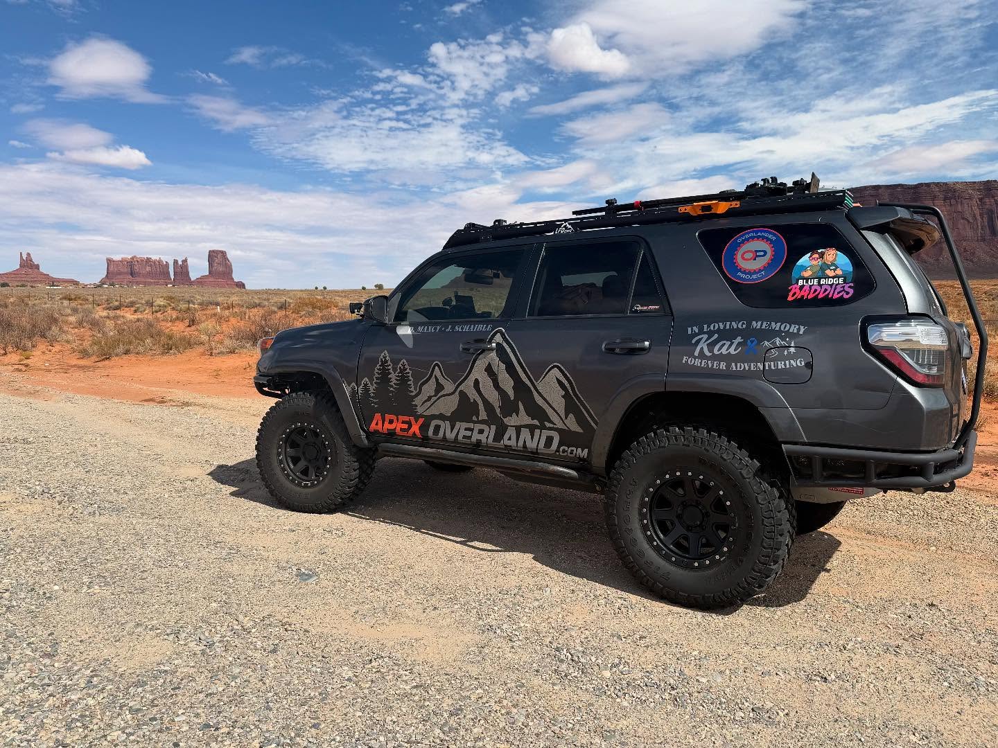 Ruggedized Aluminum Low Profile Rack - 5th Gen 4Runner