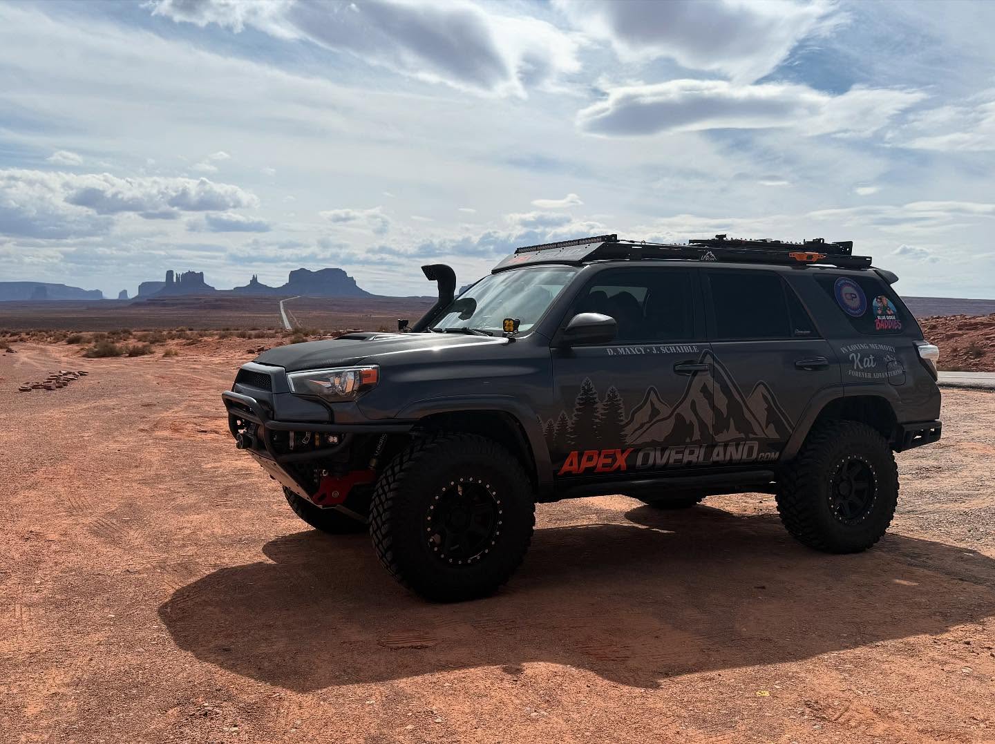 Ruggedized Aluminum Low Profile Rack - 5th Gen 4Runner