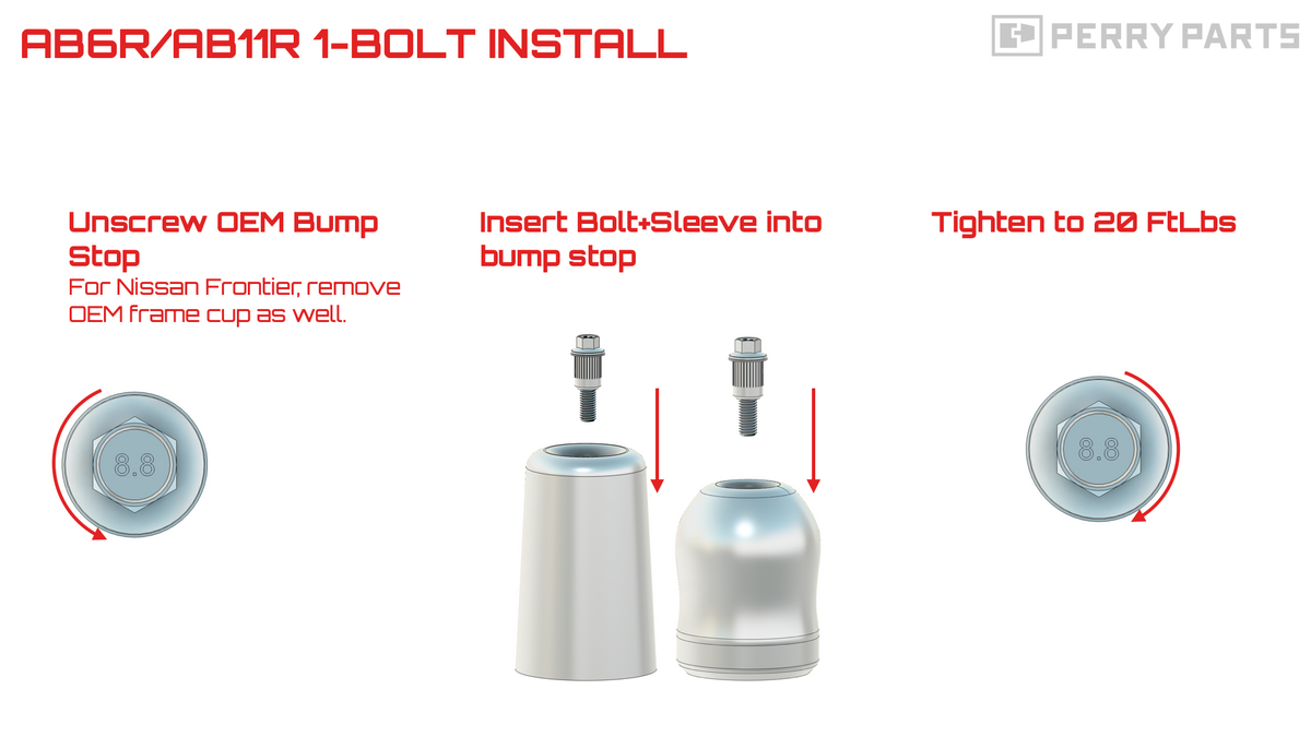 MK2 Rear Bump Stops: AB6R