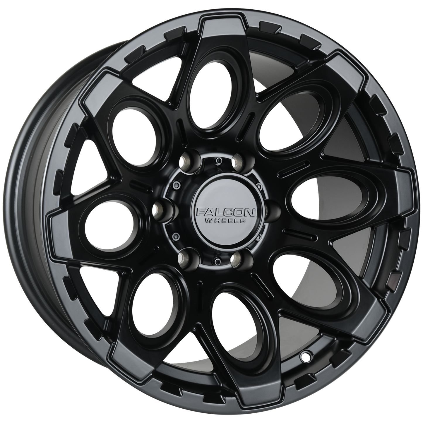 T6 - Matte Black 17x9