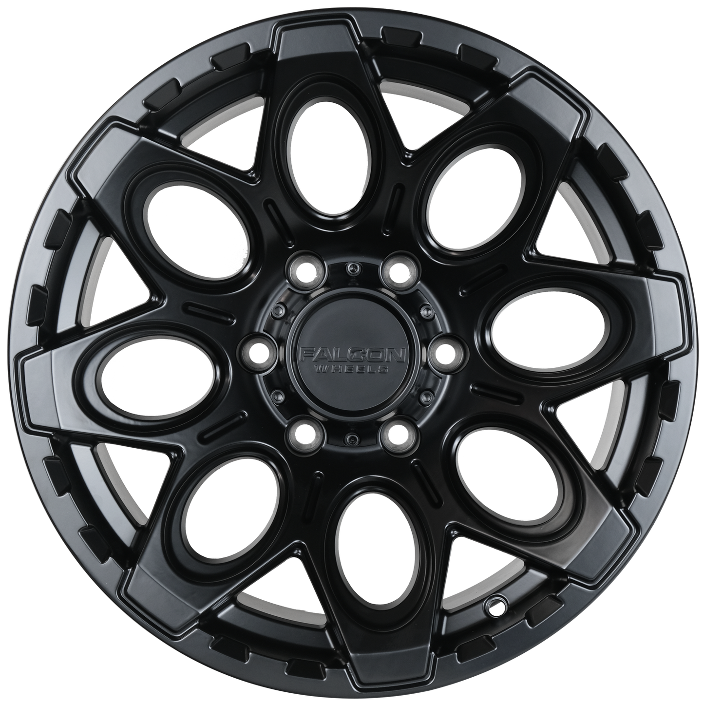 T6 - Matte Black 17x9