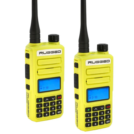 2 Pack - Rugged GMR2 PLUS - GMRS and FRS Two Way Handheld Radios