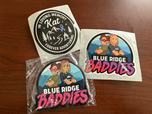 Blue Ridge Baddies Patch & Sticker