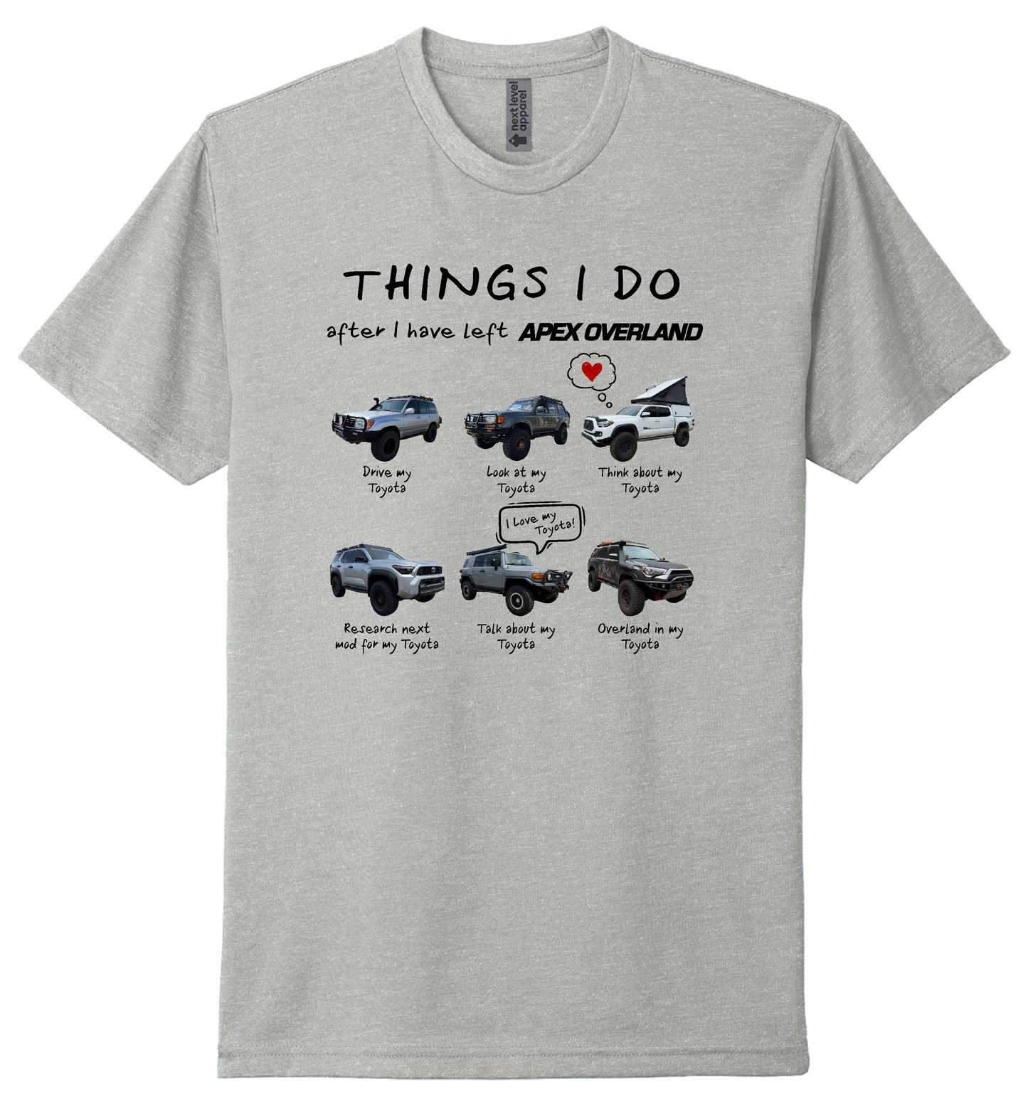 Apex Overland T-Shirt | Things I Do (Pre-Order, will ship mid July)