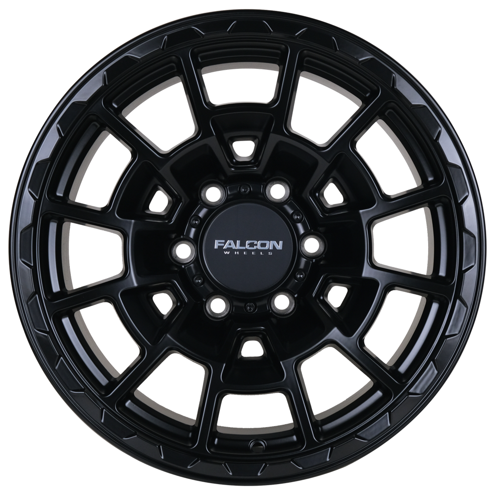 T4 Spyder - Matte Black 17x9