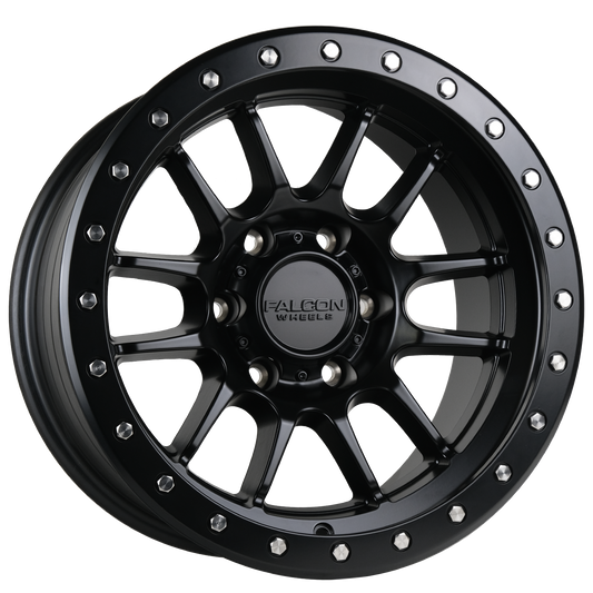T7 - Matte Black 17x9