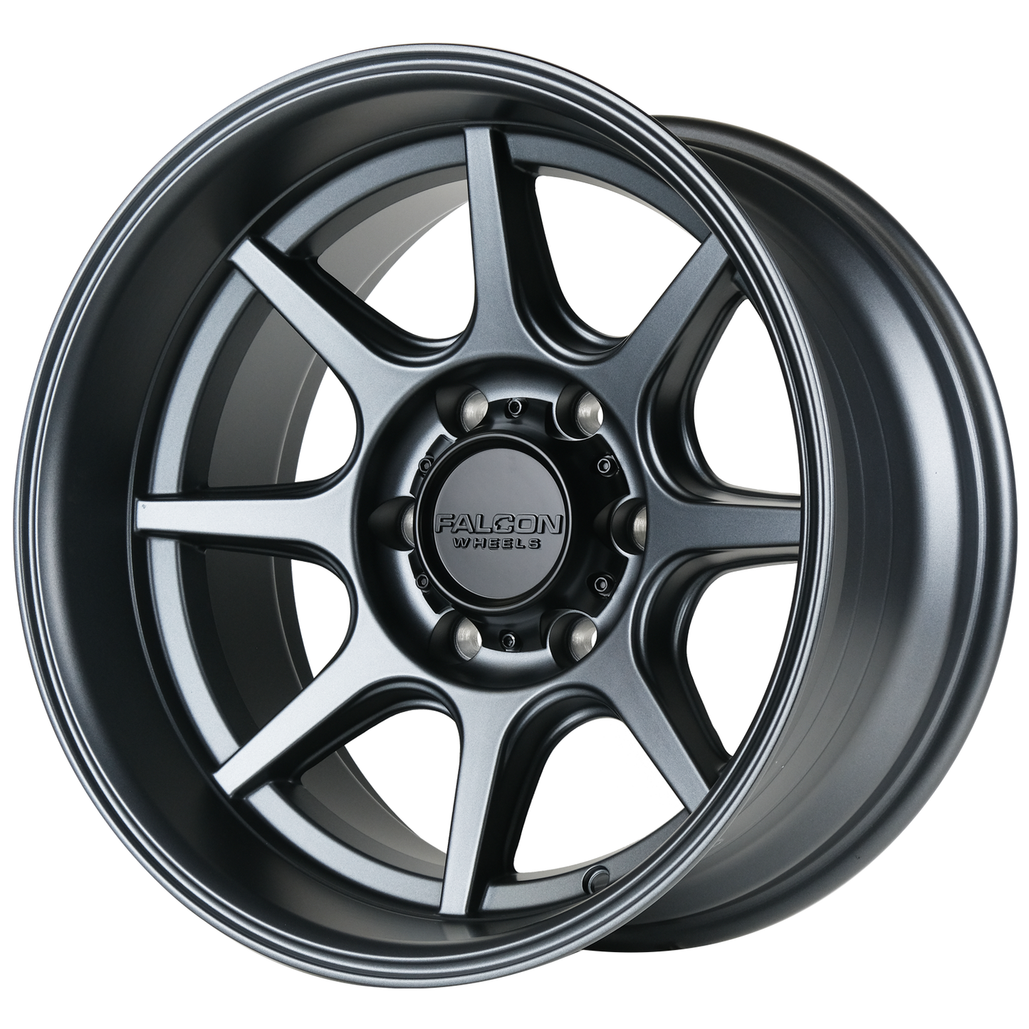 T8 "Seeker"- Matte Gunmetal 17x9