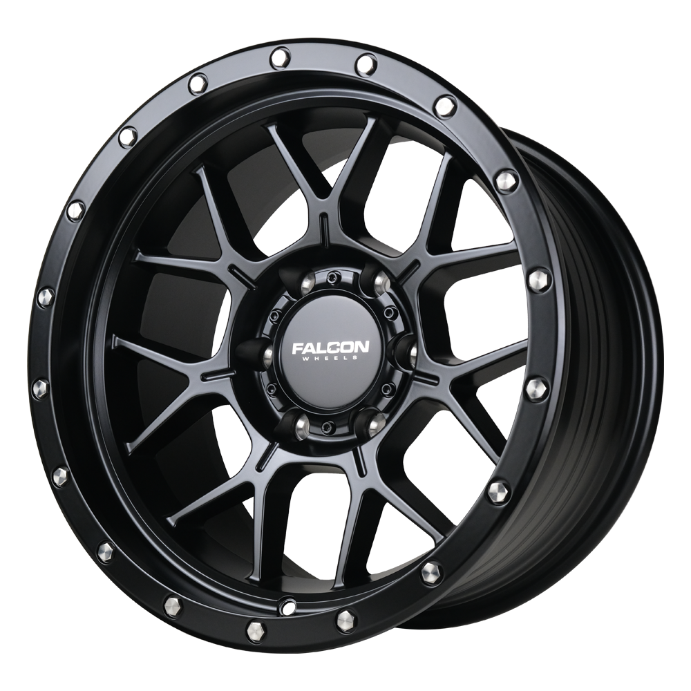 TX - Titan Matte Black 17x9