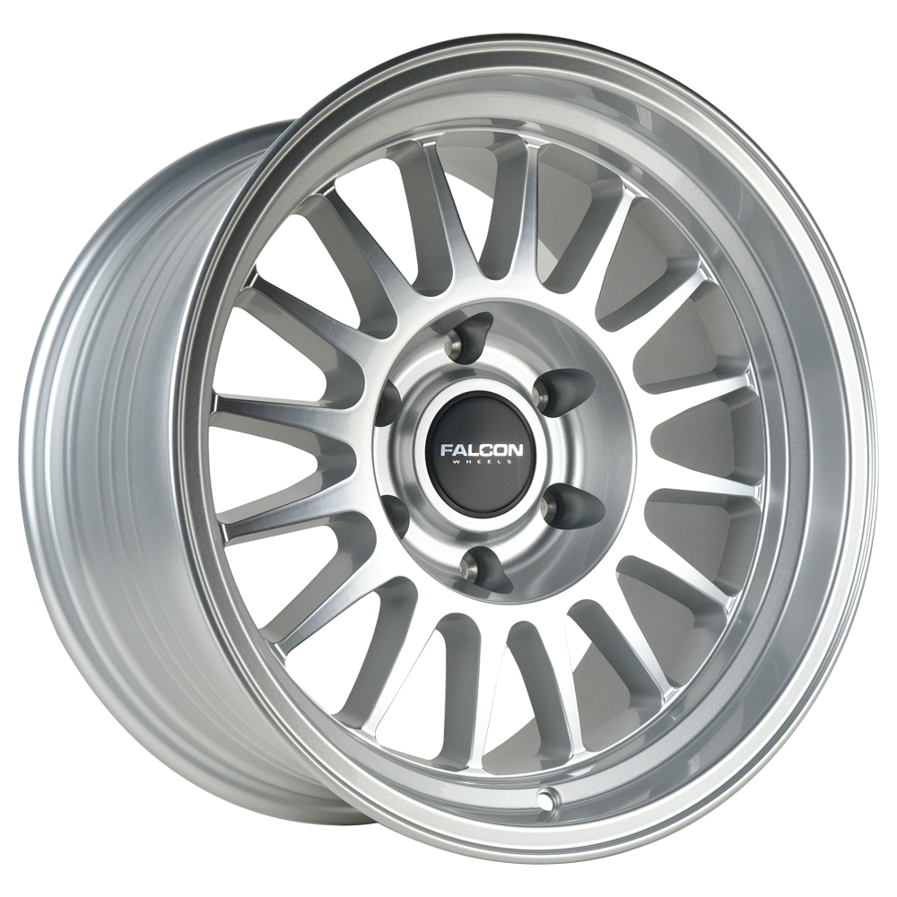 TX2 - Stratos Silver w/Machine Face 17x9