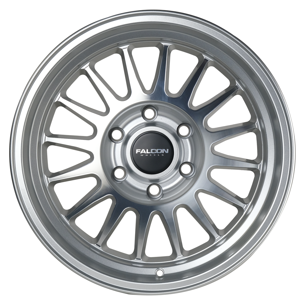 TX2 - Stratos Silver w/Machine Face 17x9