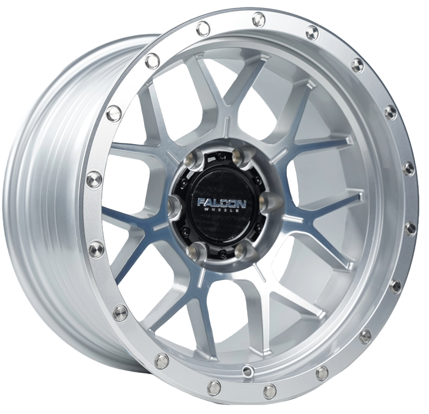 TX - Titan Silver W/ Machine Face 17x9
