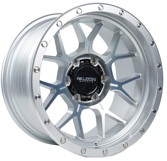 TX - Titan Silver W/ Machine Face 17x9