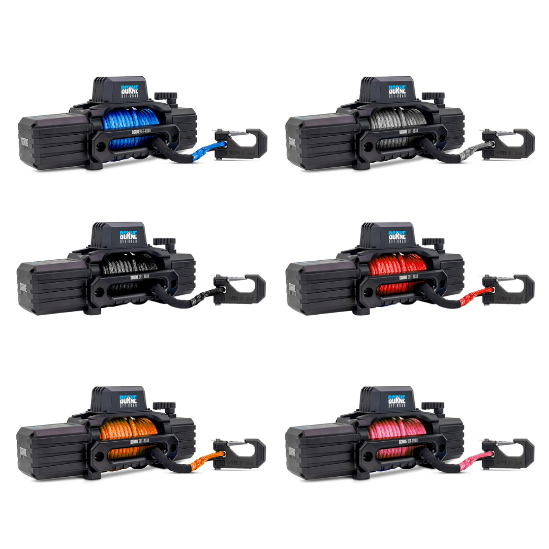10K Electric Winch with Synthetic Rope (Rope Color Options!)