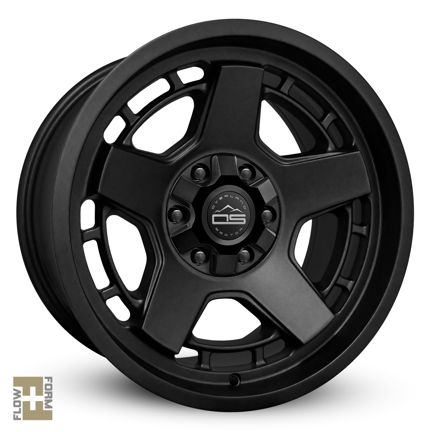 Overland Sector Atlas 17x9 -12 6x135/6x139.7mm 106.2mm Satin Black