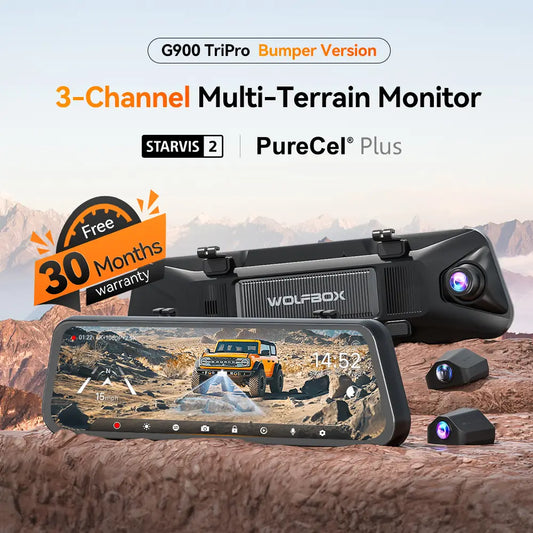 G900 TriPro Bumper Version 3 Channel Rearview Mirror