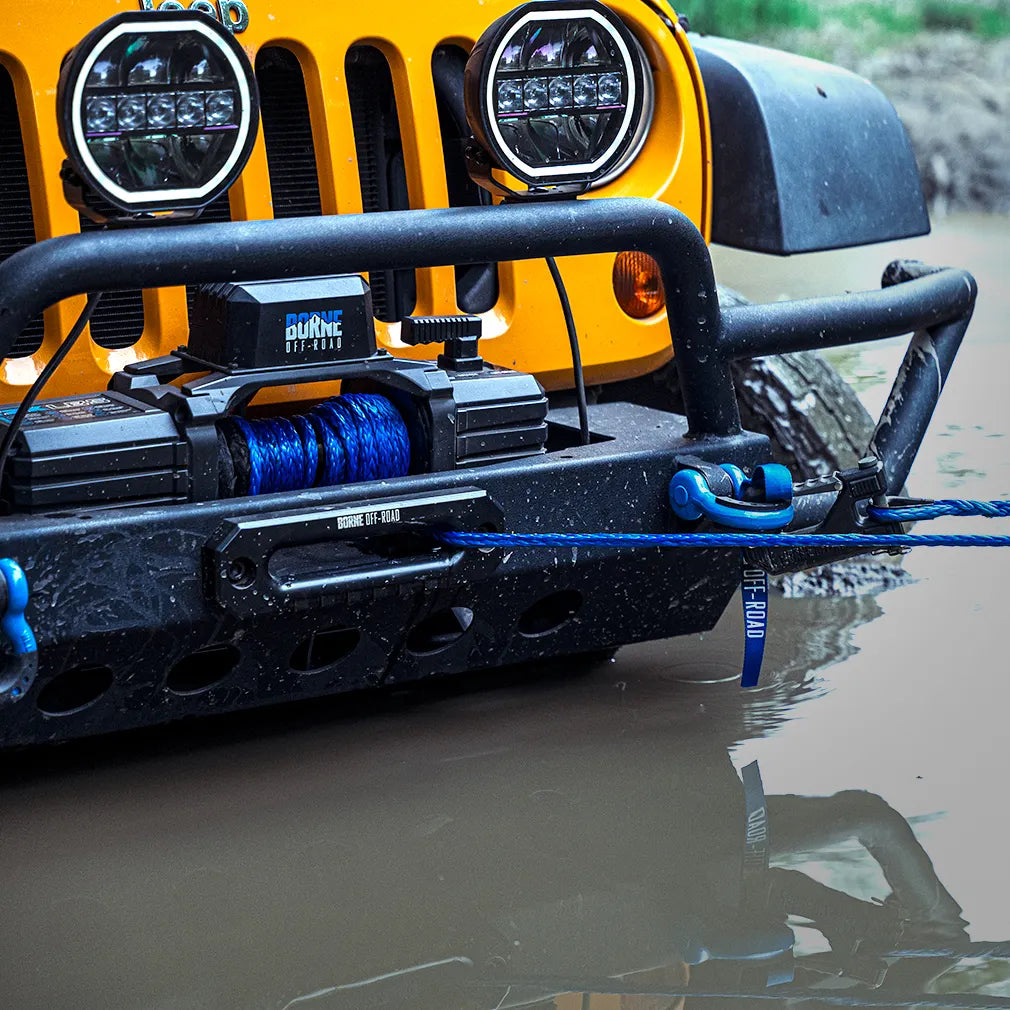 10K Electric Winch with Synthetic Rope (Rope Color Options!)