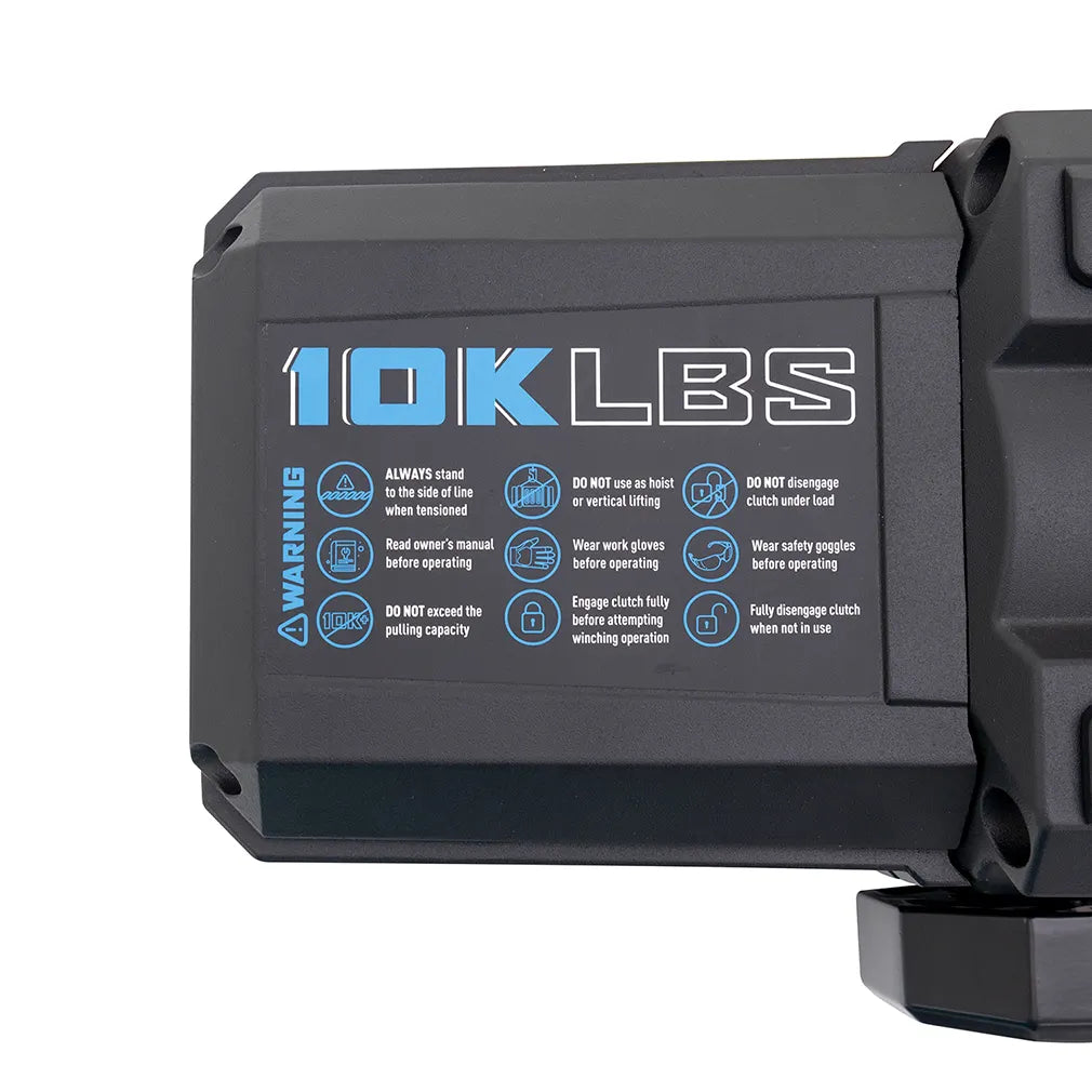 10K Electric Winch with Synthetic Rope (Rope Color Options!)