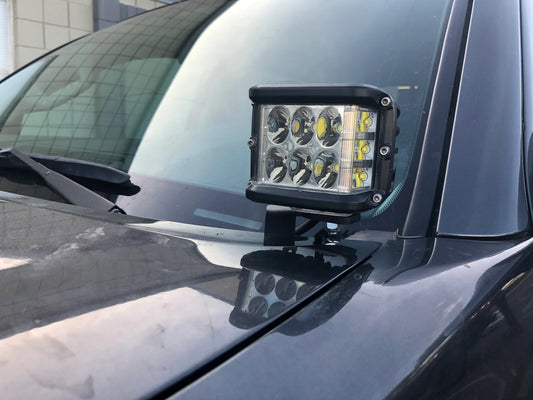 Low Profile LED Ditch Light Mounting Brackets