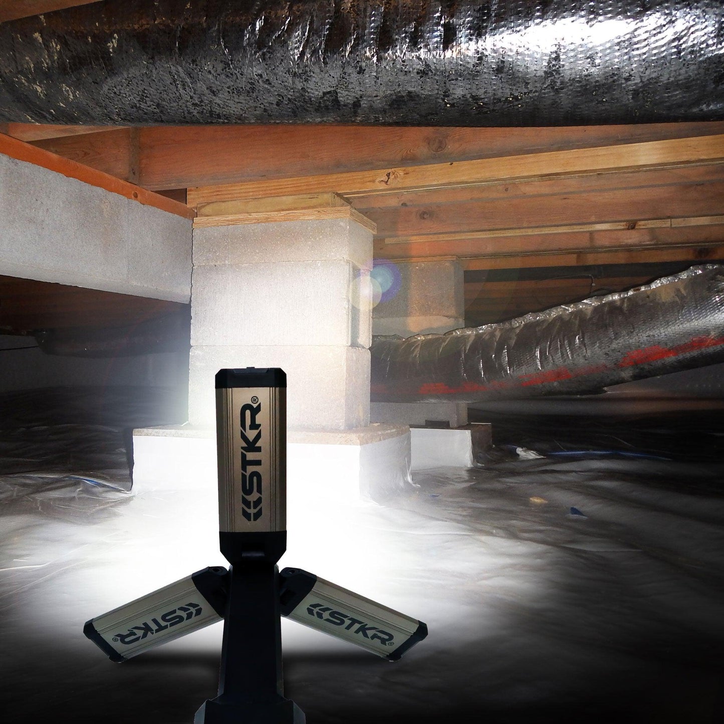 TRi-Mobile Work Light with Tripod -  Portable Rechargeable Shoplight